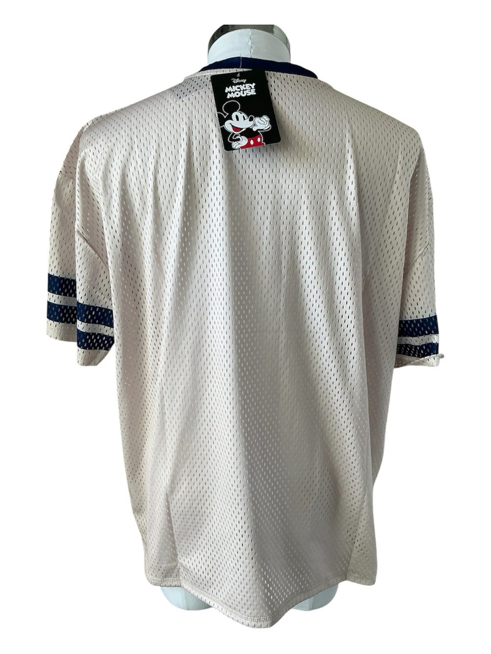 Disney Mickey Mouse Since 1928 Mens Sz XL Lifestyle Football Mesh Jersey NWT - Picture 2 of 9